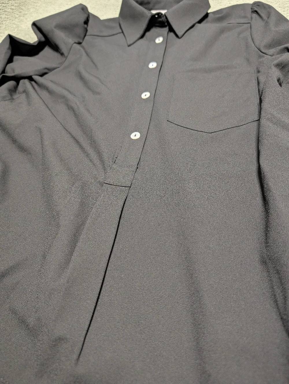 Pomander Place x Tuckernuck Callahan Shirt Dress Black Size M - Picture 8 of 15